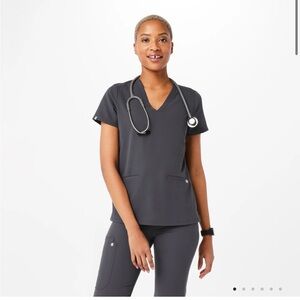 Figs Casma Scrub Top